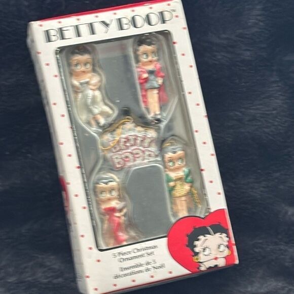BETTY BOOP 5 Piece ornament set - Picture 2 of 10
